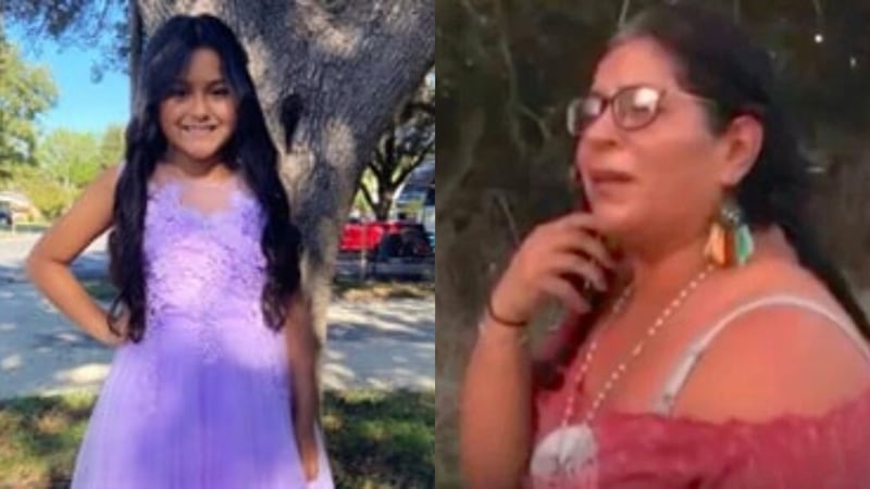 Amerie Jo Garza, una niña asesinada por Salvador Ramos en Robb Elementary (izquierda), y...